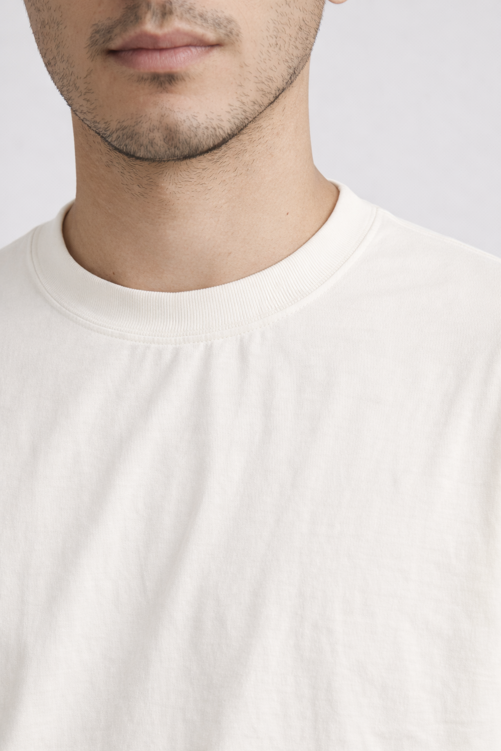 250 GSM 'BONE' NEW LONGSLEEVE T-SHIRT