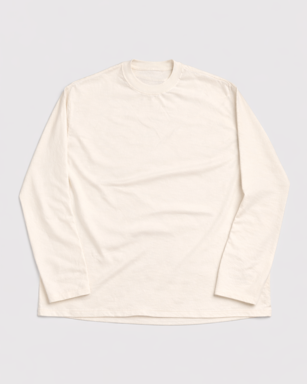250 GSM 'BONE' NEW LONGSLEEVE T-SHIRT