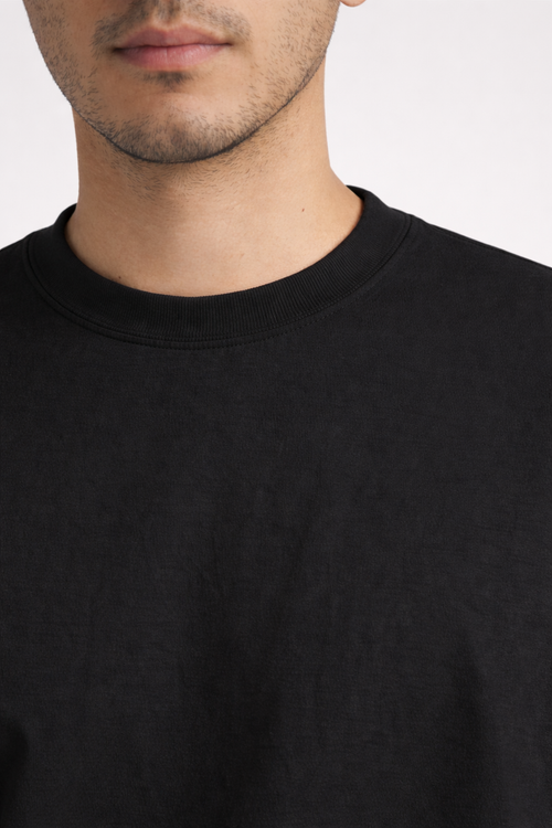 250 GSM 'BLACK' NEW LONGSLEEVE T-SHIRT