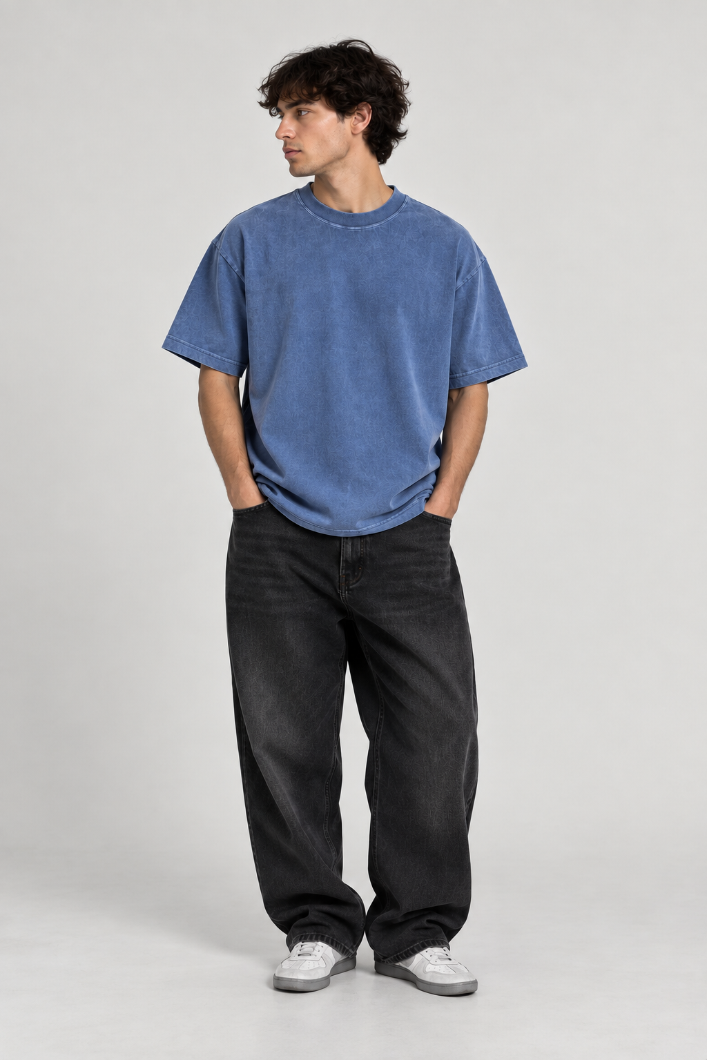 250 GSM 'PIGMENT BLUE' T-SHIRT