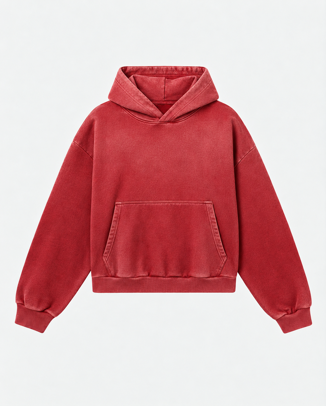 450 GSM 'SUNFADE RED' HOODIE
