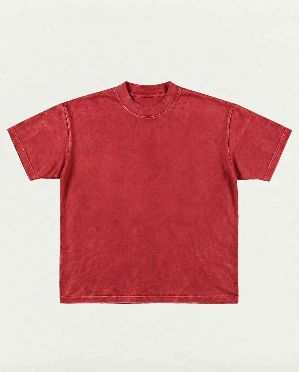 250 GSM 'PIGMENT RED' T-SHIRT