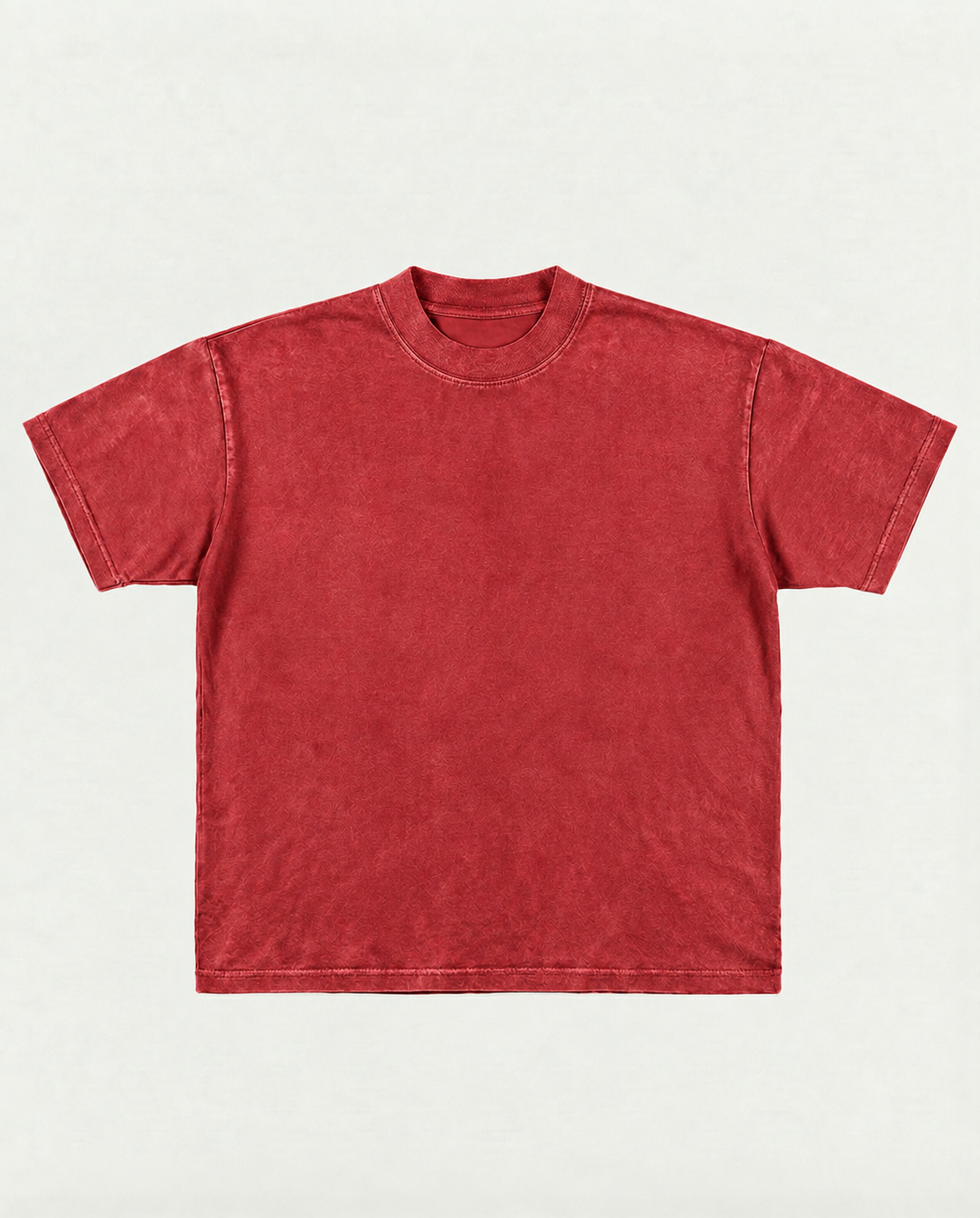 250 GSM 'PIGMENT RED' T-SHIRT