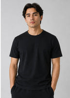 190 GSM 'BLACK' T-SHIRT (SLIM FIT)