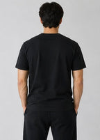 190 GSM 'BLACK' T-SHIRT (SLIM FIT)