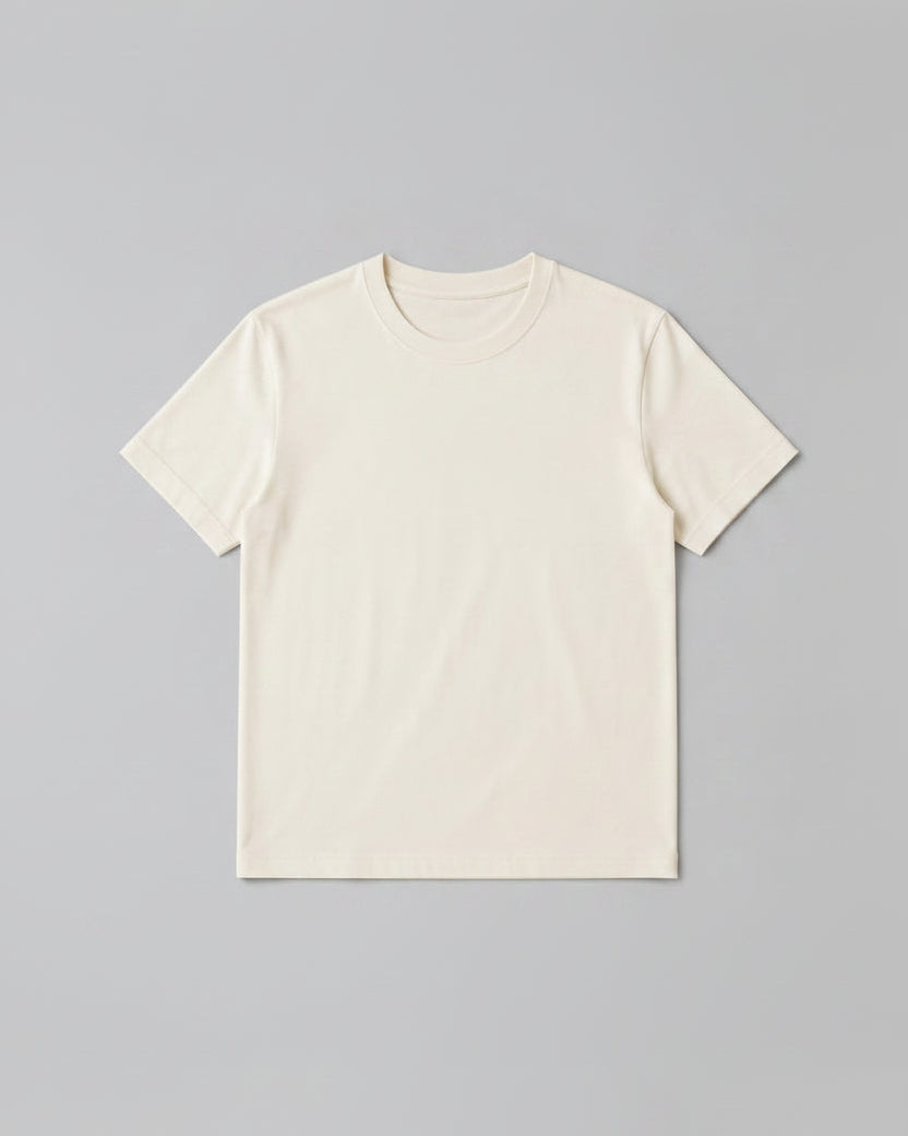190 GSM 'BONE' T-SHIRT (SLIM FIT)