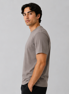 190 GSM 'GREY' T-SHIRT (SLIM FIT)