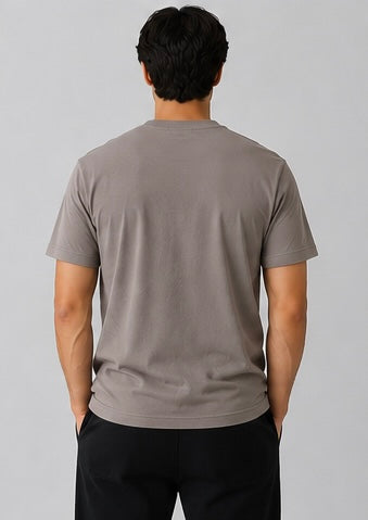 190 GSM 'GREY' T-SHIRT (SLIM FIT)