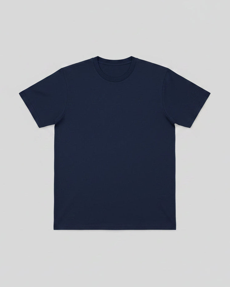 190 GSM 'NAVY' T-SHIRT (SLIM FIT)