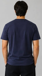 190 GSM 'NAVY' T-SHIRT (SLIM FIT)