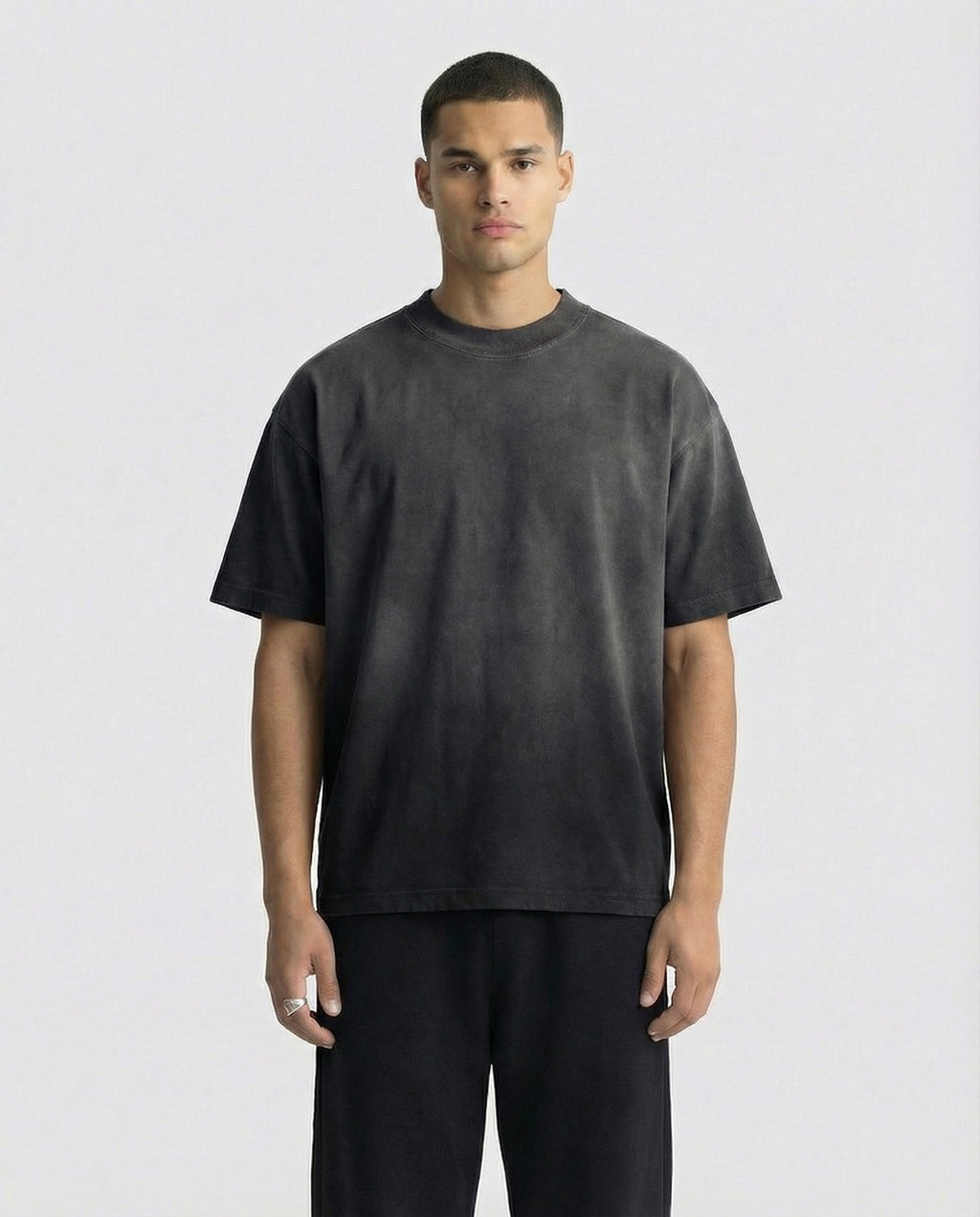 250 GSM 'SUNFADE BLACK' T-SHIRT