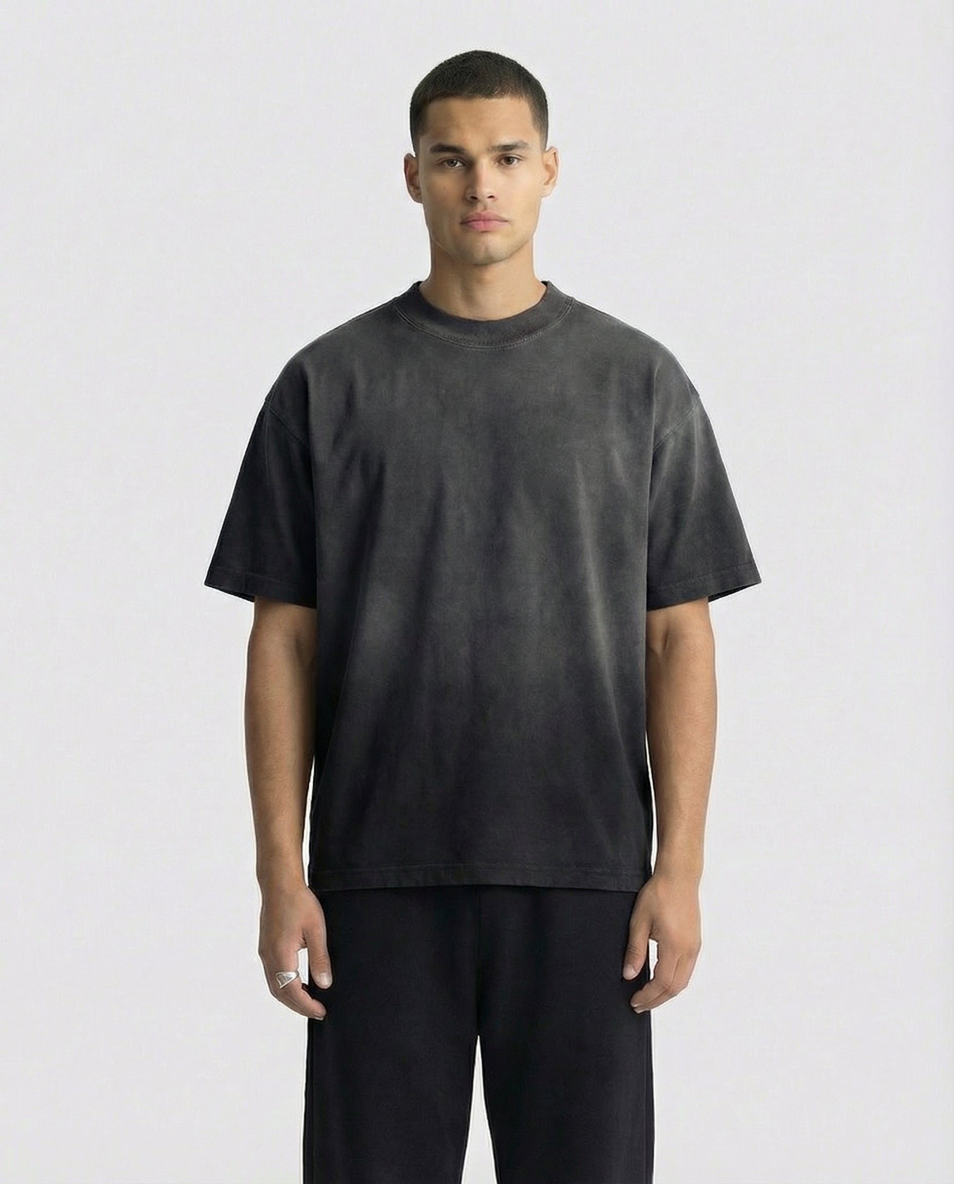250 GSM 'SUNFADE BLACK' T-SHIRT