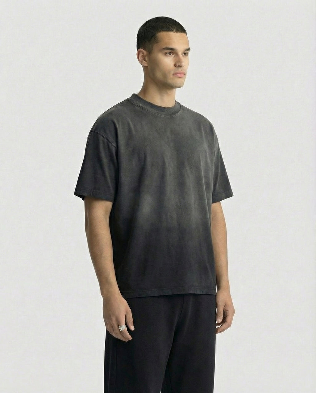 250 GSM 'SUNFADE BLACK' T-SHIRT