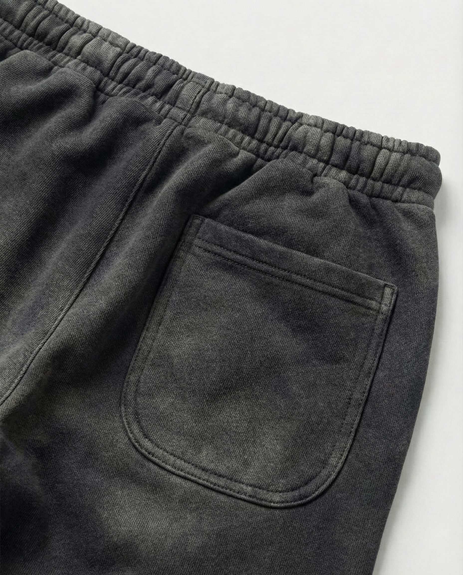 450 GSM 'SUNFADE BLACK' SWEATPANTS