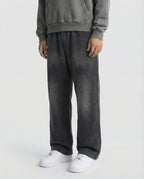450 GSM 'SUNFADE BLACK' SWEATPANTS
