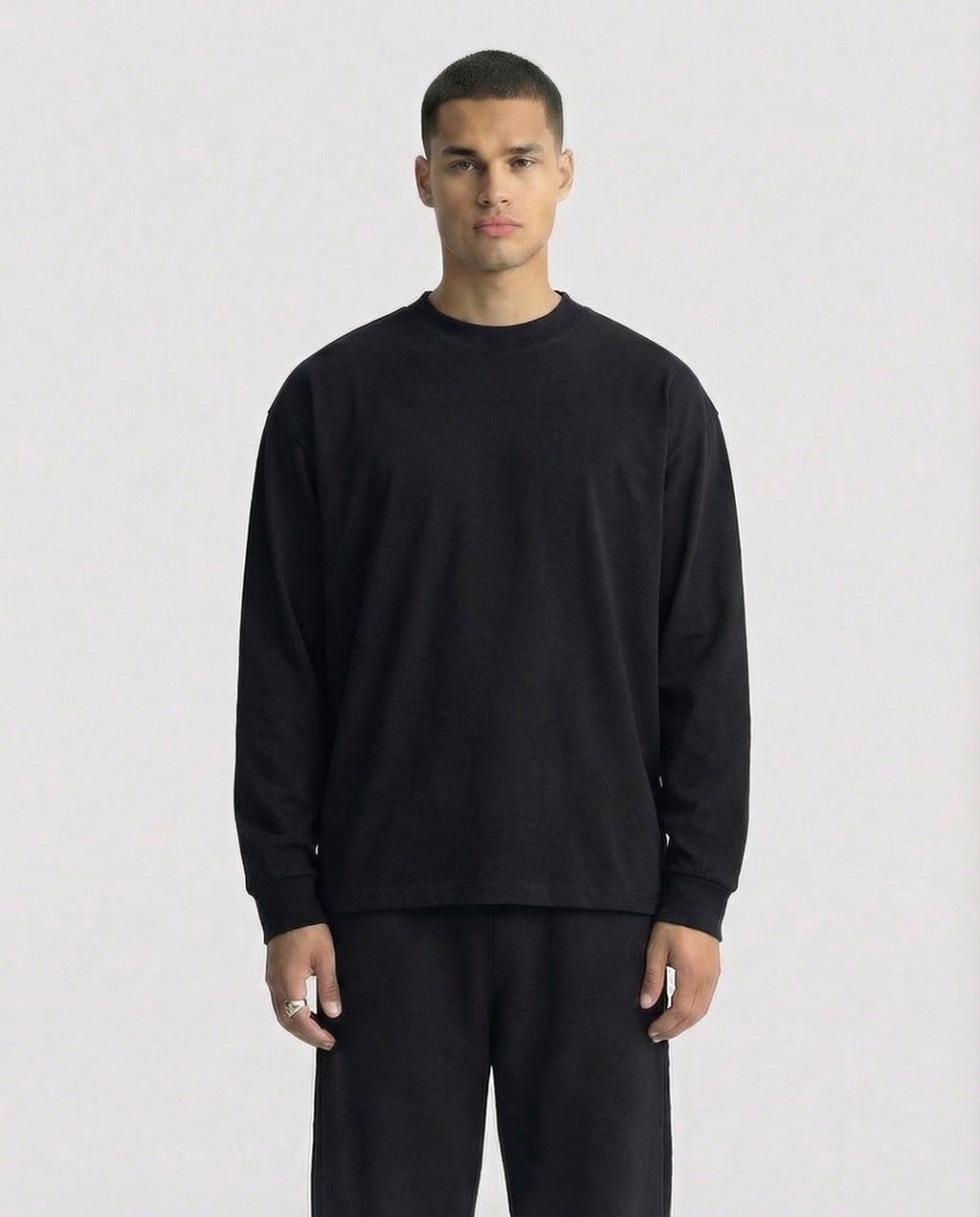250 GSM 'BLACK' LONGSLEEVE T-SHIRT