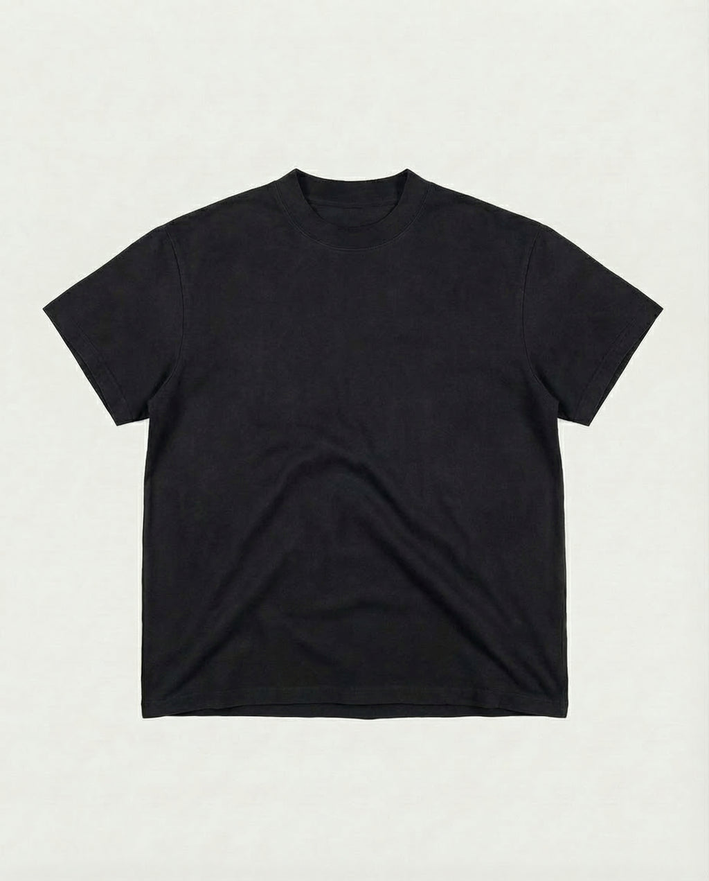 260 GSM 'BLACK' T-SHIRT (REGULAR FIT)