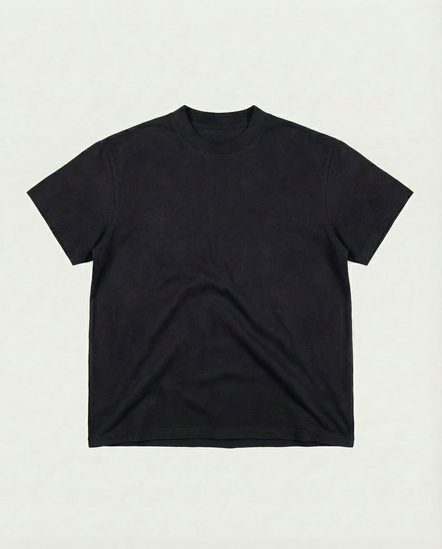 260 GSM 'BLACK' T-SHIRT (REGULAR FIT)